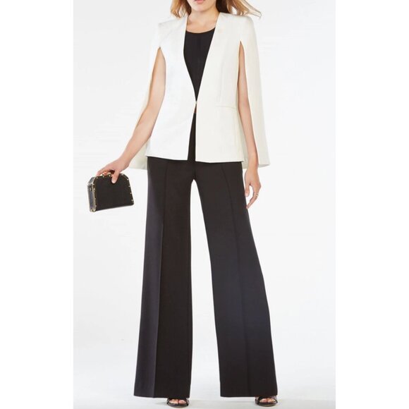 BCBG MaxAzria Upas Cape Blazer – Off-White, NWT XXS $268 MSRP New With Tags - Picture 2 of 10